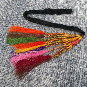 Hair Pranda Traditional Multi Color Paranda Hair Accessory Pakistani Braided